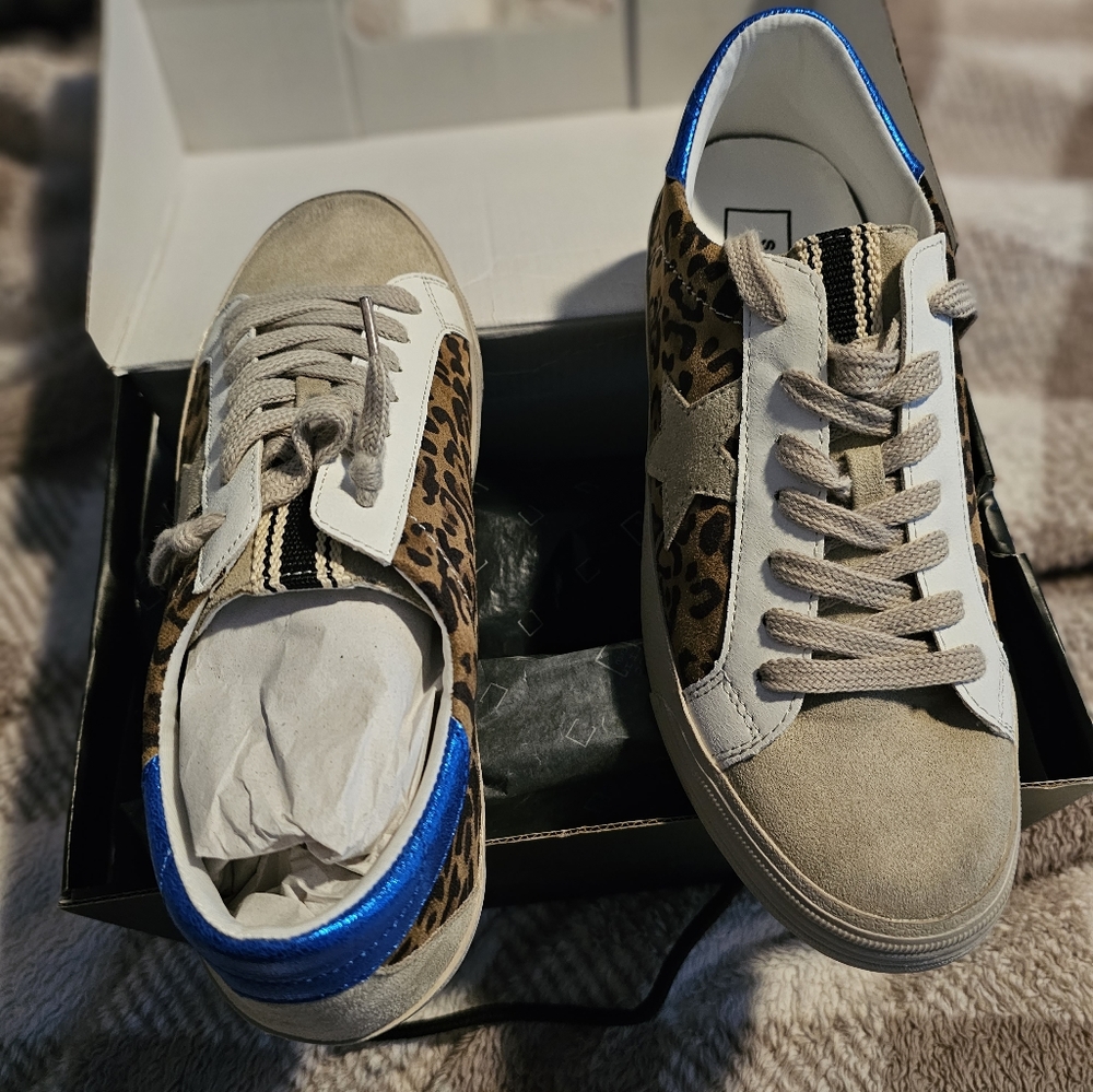 Size 8 Shu Shop tennis shoes. New, never worn
